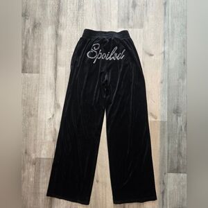 SPOILED velour Sweatpants Size Medium